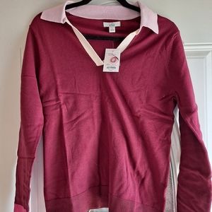 Croft & Barrow light weight sweater NWT